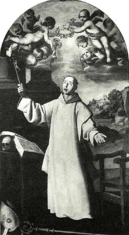 Francisco de Zurbaran bruno in ecstasy